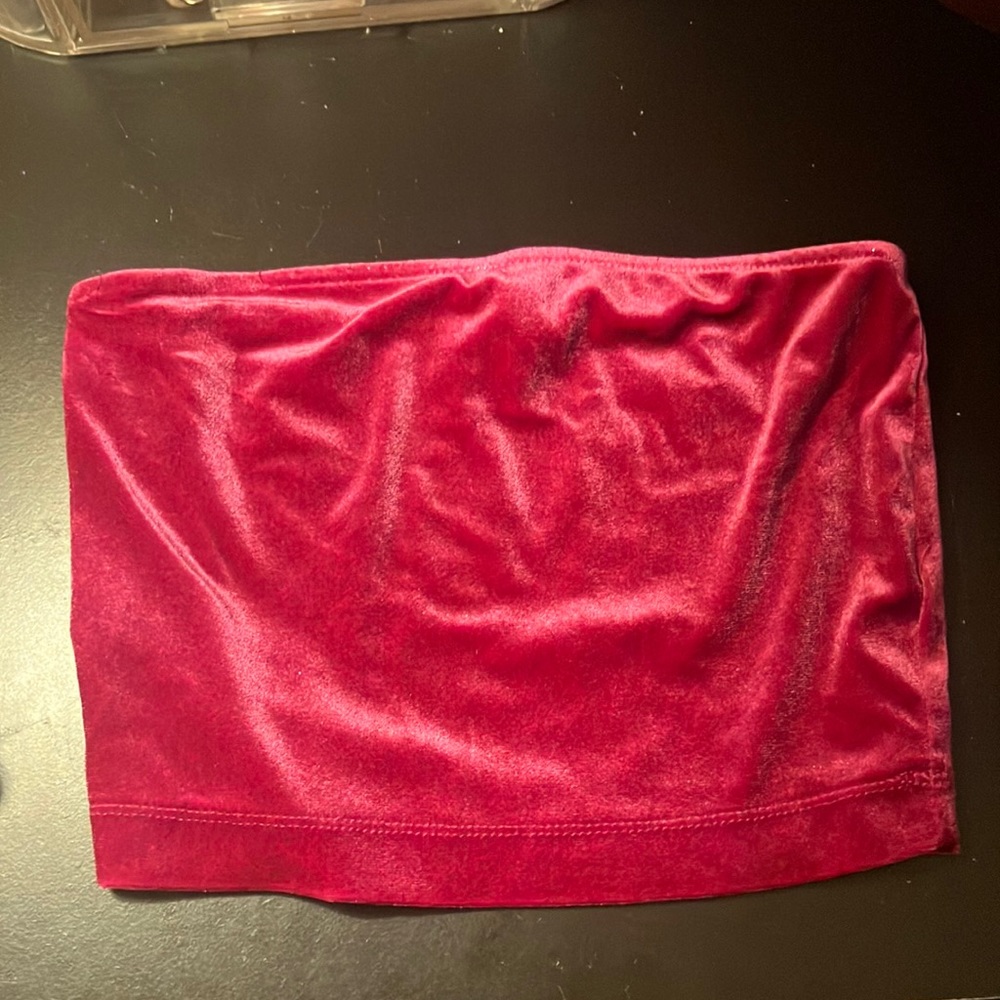 Pink tube top with little sparkles